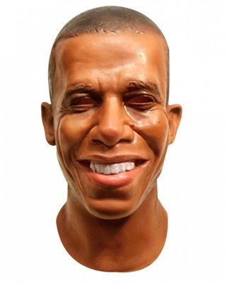 Barack Obama Vollmaske aus Schaumlatex für Fasching