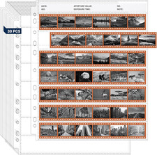 35Mm Film Holder 135-7, Pack of 30 Acid Free Film Negative Sleeves, 35Mm Nega...