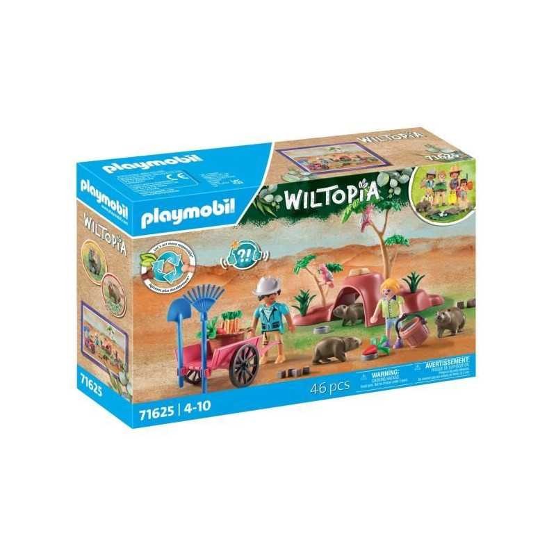 Terriers de wombats PLAYMOBIL 71625 avec cachettes souterraines