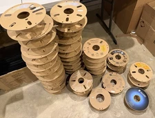 37 1kg Empty Cardboard 3D Printing Filament Reels, Spool Only