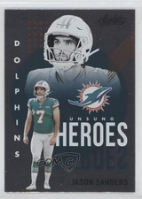 2021 Panini Absolute Unsung Heroes Jason Sanders #UH11 0sf1