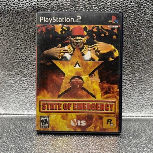 State of Emergency (Sony PlayStation 2 PS2, 2002) COMPLETE CIB Registration Card