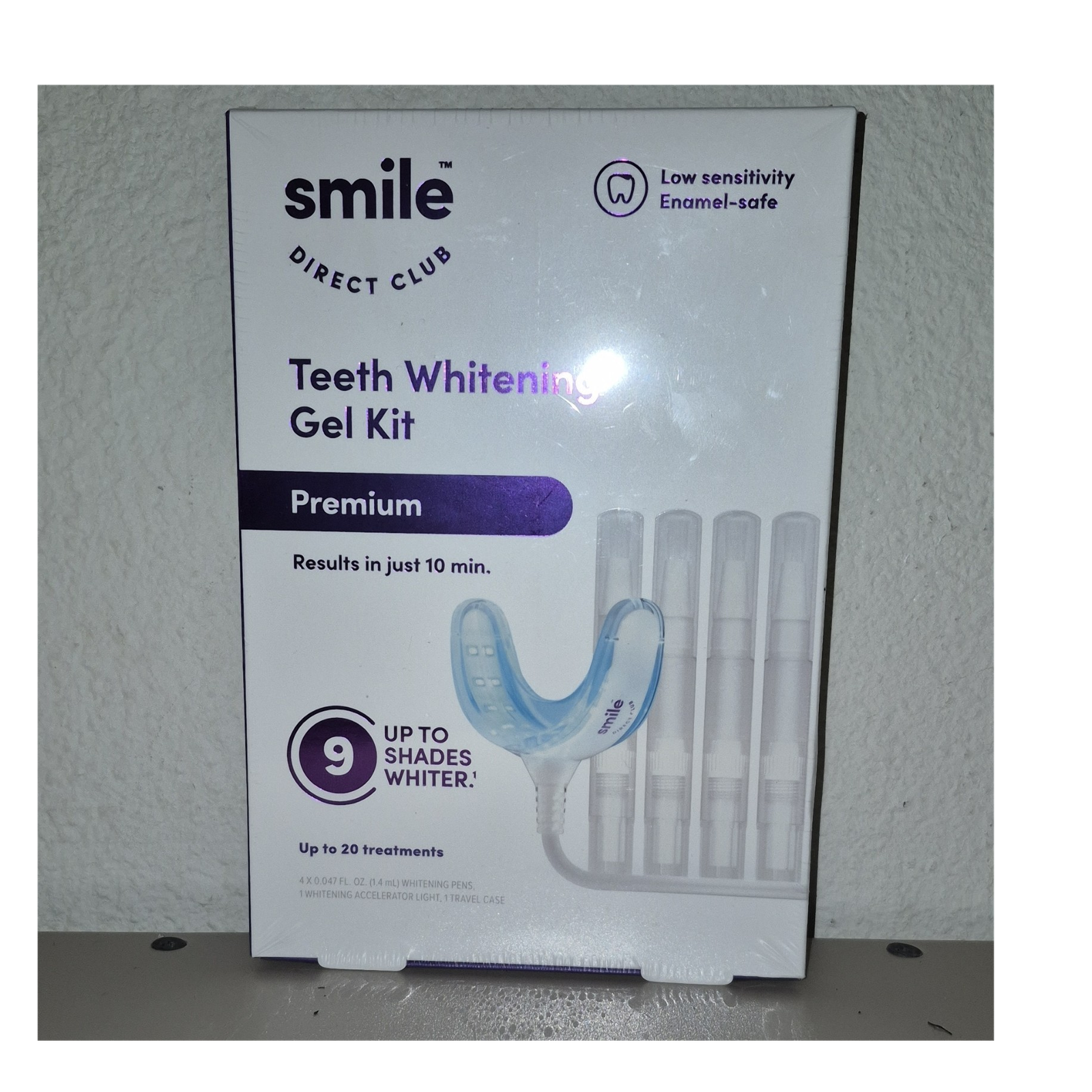 SmileDirectClub Premium Teeth Whitening Gel Kit 4 Pens Mint 0.47