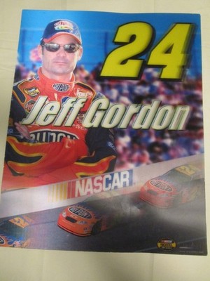 NASCAR 3D Lenticular Motion Poster #24 Jeff Gordon 2004 JG Motorsports 16'' x 20''