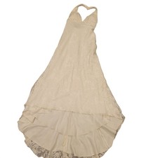 Ivory Galina Wedding Dress By Davids Bridal Floral Halter Neck Beaded Empire Wai
