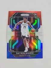 2021-22 Panini Prizm Day'ron Sharpe Red White and Blue Rookie #281