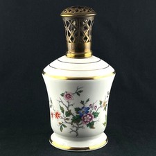 LAMPE BERGER PARIS Ancienne Porcelaine GOUMOT LABESS à LIMOGES Floral Japonisant