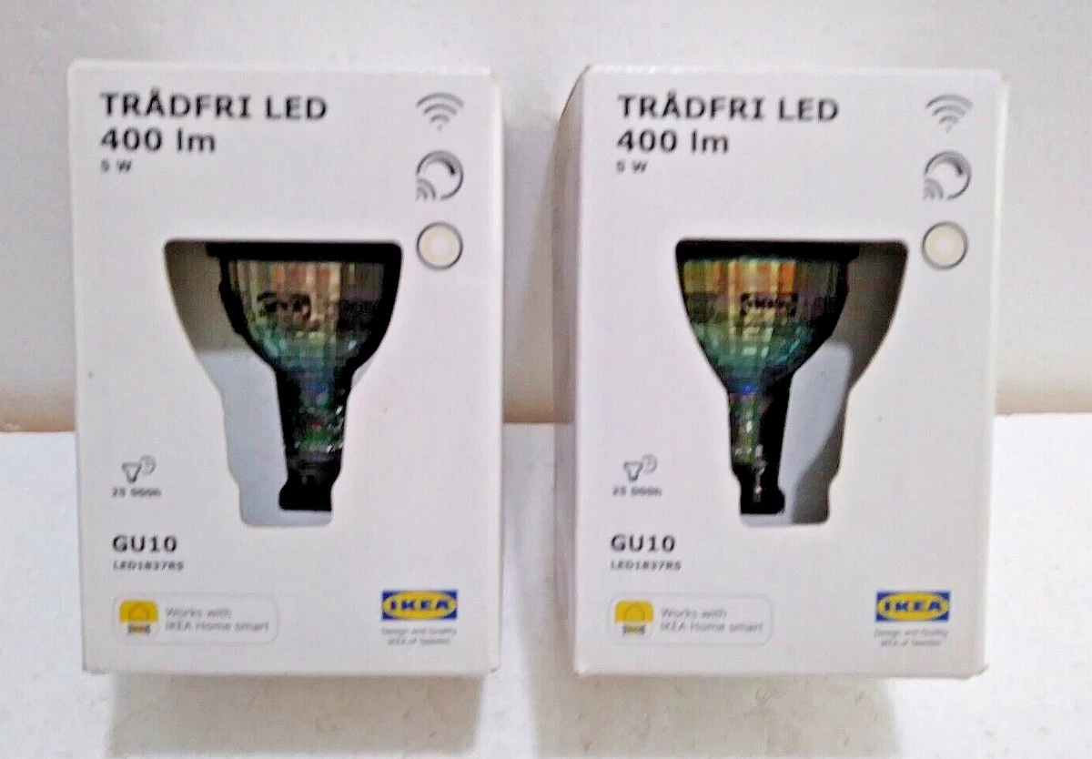 IKEA TRADFRI GU10 LED Light Bulbs Set Of 2 400 lumens