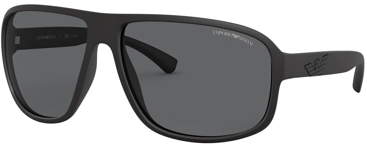 EMPORIO ARMANI EA4130 504281 Matte Black Man Sunglasses
