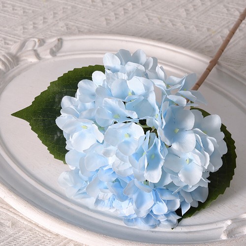 Künstliche Hortensie Fake Seidenblumen Strauß Hochzeit Haus Garten Dekoration - Bild 28 von 29
