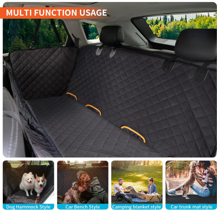 XL Dog Seat Cover SUV & Truck Back Extra Large Pets Hammock 60" x 64