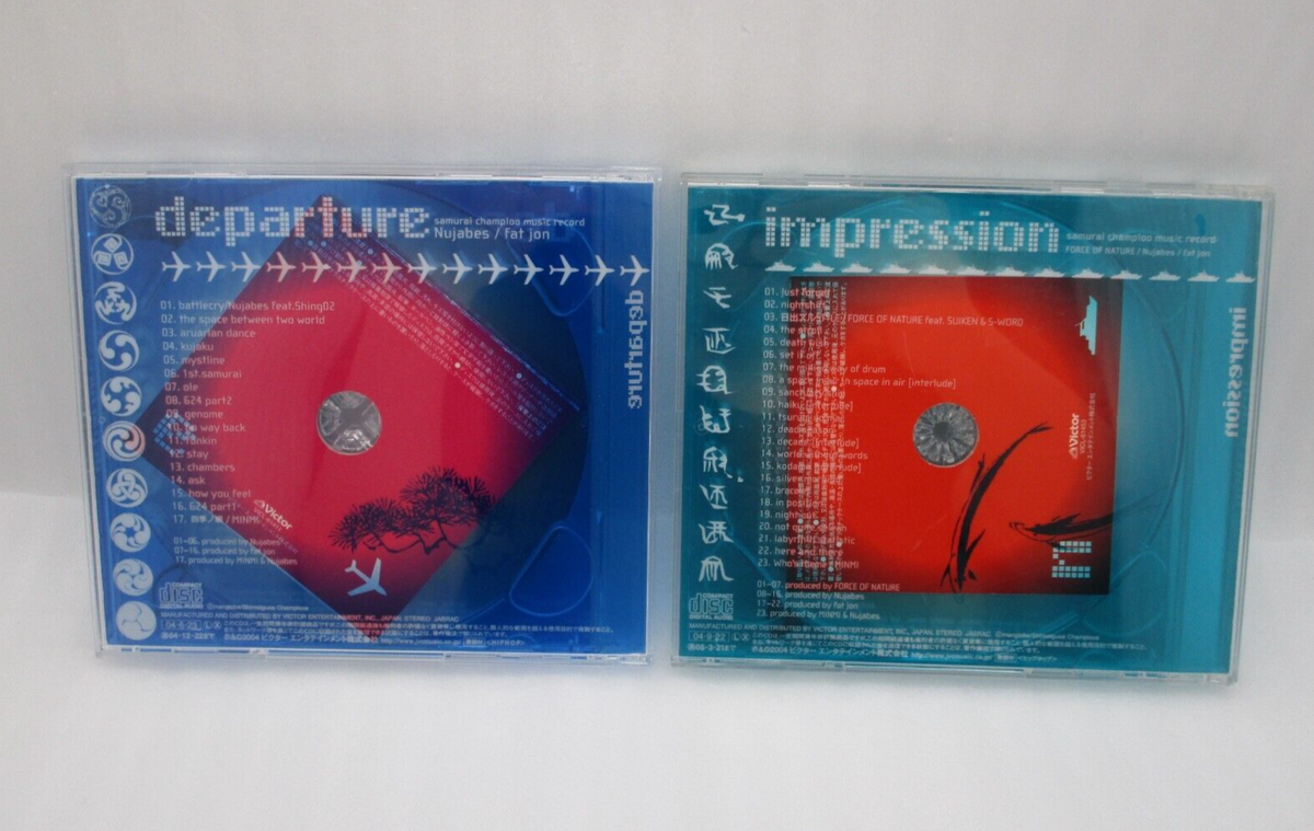 samurai champloo music record departure impression 2CDs Japan