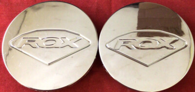 TWO RARE ROX 317/318/319 CAP401K68  Wheels Center Caps CHROME 9663-64