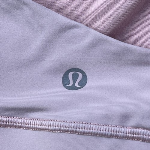 Lululemon Energy BH 10 Neutral Blush Pink leichte Stütz Träger Sport W2540S - Bild 2 von 7