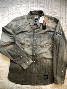 raiders button up jersey
