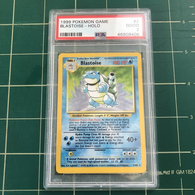 Pokemon Base Set Unlimited Blastoise 2/102 PSA 2 | eBay