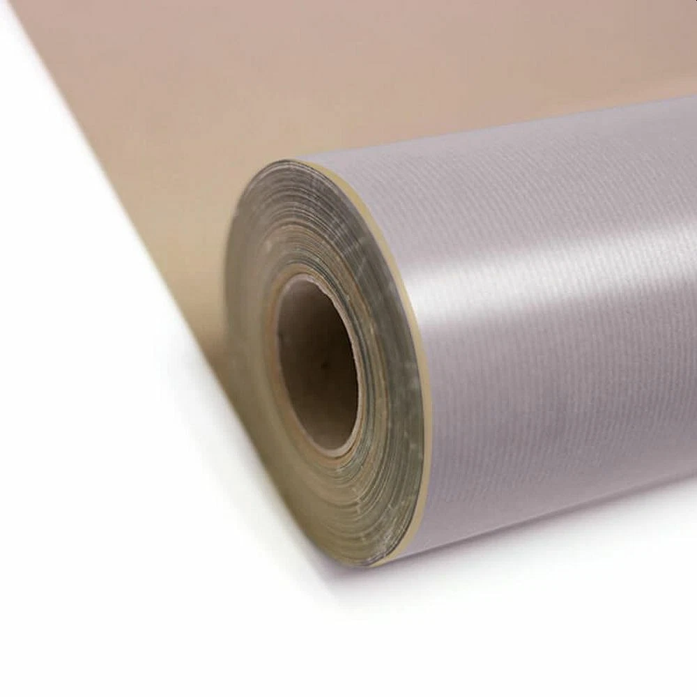 Silver Kraft Roll Wrapping Paper 500mm Choose Length