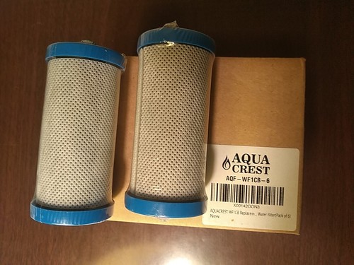NEW AQF WF1CB Refrigerator Water Filter Aqua Crest Frigidaire, Kenmore 2 Pack - Picture 12 of 12