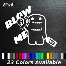 Pair Domo Blow Me Decal Sticker Racing Jdm Pair Domo Blow Me Decal Sticker Racing Jdm