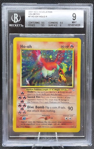 Ho-oh (Unlimited) graded BGS 9 for sale on eBay