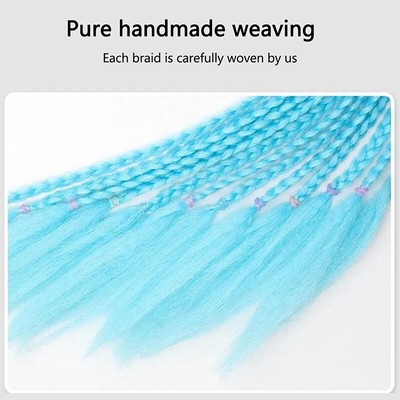 Synthetic Gradient Color Dirty Braided Ponytail Braiding Hair Extensions