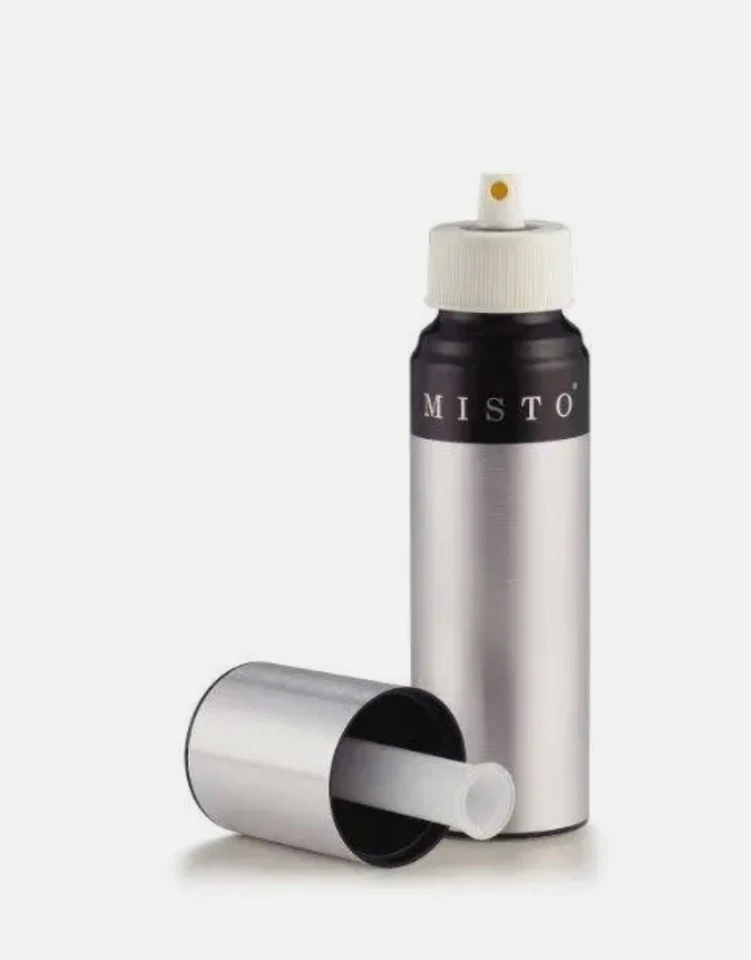 2-MISTO THE GOURMET OLIVE OIL  SPRAYER NO AEROSOL IN SILVER NEW IN BOX - Image 2 of 4