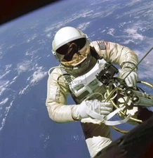 Astronaut Ed White First American Spacewalker Gemini Program 12X12 PHOTOGRAPH