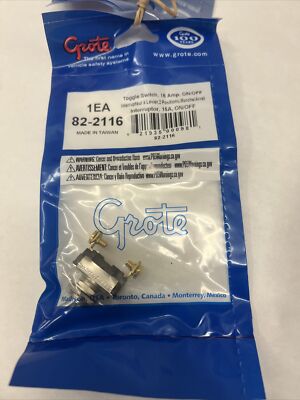 Grote Industries Toggle/Lever Style On/Off Switch 15A