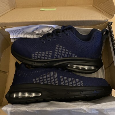 maxtoe Sicherheitsschuhe Stahlkappe Sneaker blau Gr. 3 UK - 36 EU