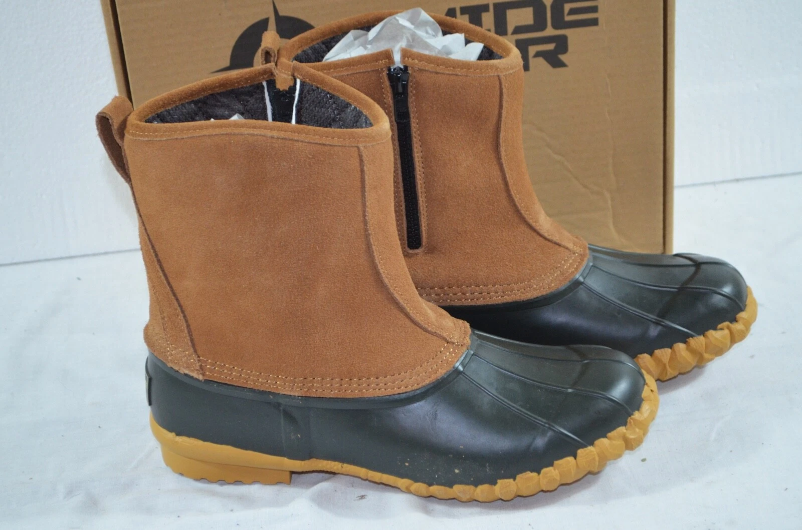 Guide Gear Side-Zip Insulated Duck Boots, 400 Gram sz 8D