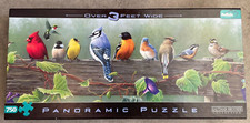 Beautiful Birds Panoramic Puzzle 750 Pieces Over 3 Feet Wide Songbirds Hautman
