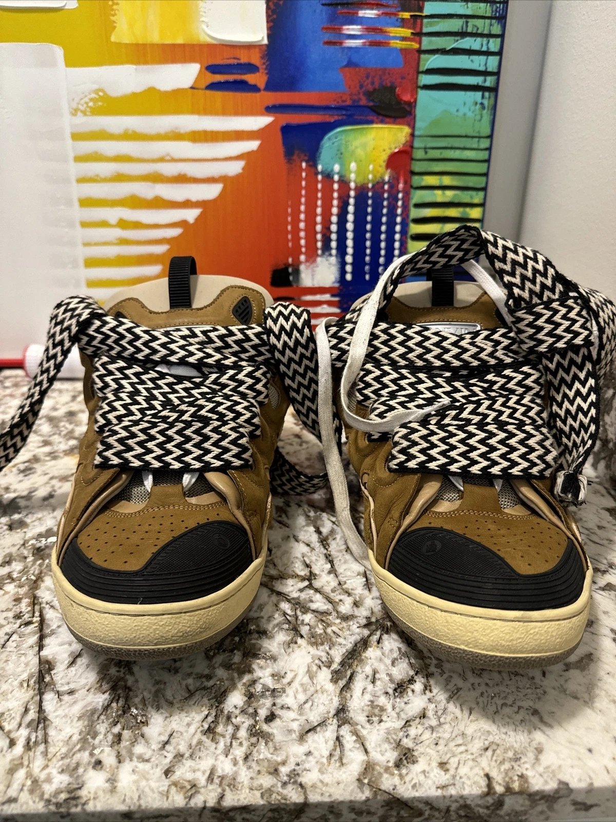 Lanvin — Lanvin Curb Sneakers White Size 46 -