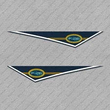 GRADY WHITE F-26 TIGERCAT PENDANT 1997-1999 DECALS STICKERS Set of 2 36" LONG