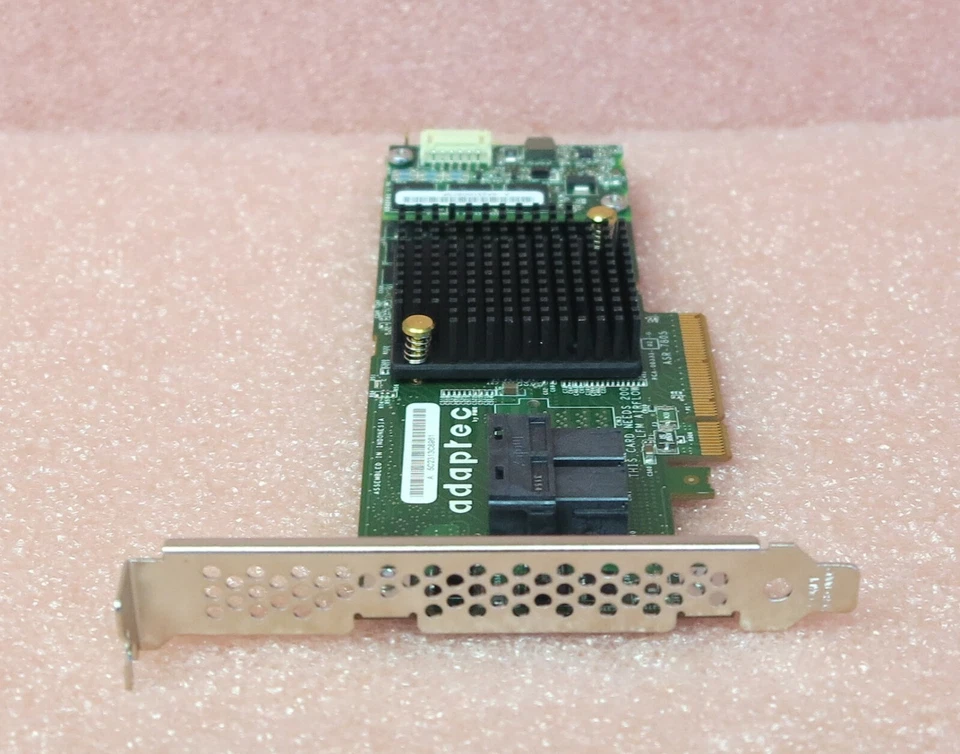 Adaptec ASR-7805 1GB Cache 6Gb/s SAS PCIe Gen 3 RAID Controller Card + Battery - Image 2 of 4