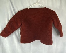 Vintage Gaeltarra Ireland "Pure New Wool" Sweater Womens L Maroon Red 