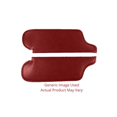 Sun Visor for 1955-56 Buick Super Roadmaster 4-Door Sedan Perforated Medium Red