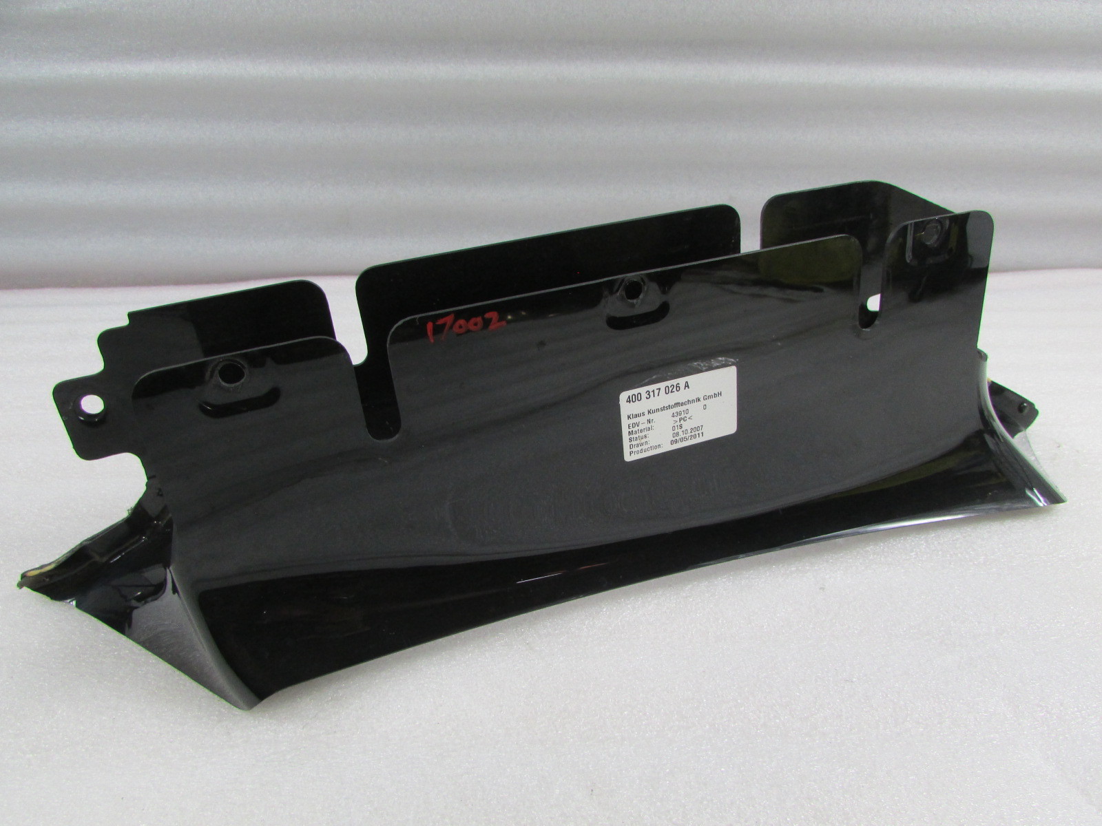 Lamborghini Gallardo LP550,560,570, Right Oil Cooler Air Intake Duct, 400317026A