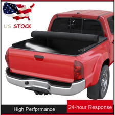 Soft Roll-Up Bed Cover Tonneau Cover for 2007-2021 Toyota Tundra 5.5FT Truck Bed