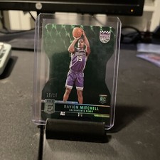 2021-22 Donruss Elite Davion Mitchell #240 RC Die Cut Green 15 /15 1of1 Oneofone