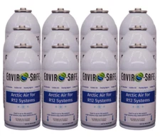 Arctic Air for R12, Auto AC Refrigerant Support, 12 Can Kit (Value Pack)