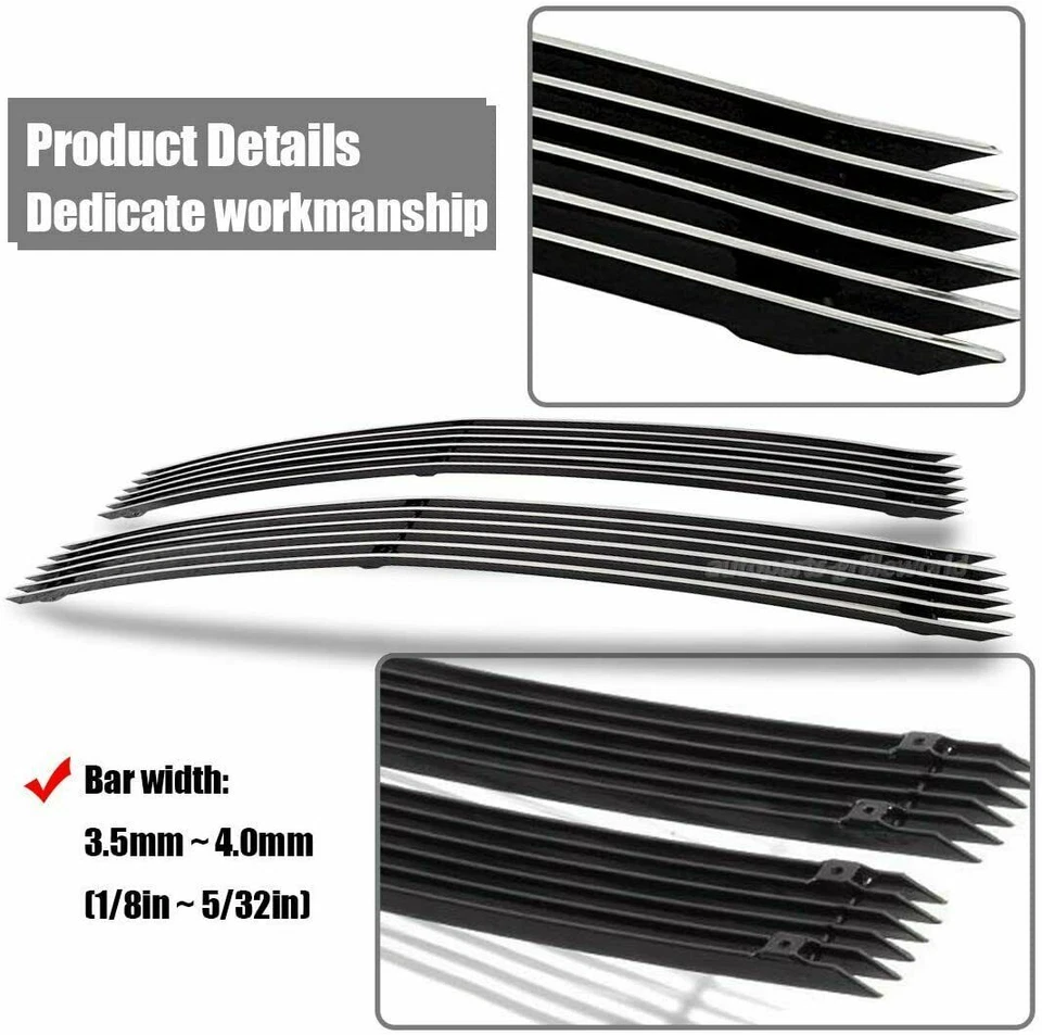 Grille Fits 1994-1999 Chevy C/K Pickup/Suburban/Blazer/Tahoe Billet Grill 95 96 Foto 4 de 4