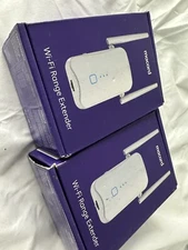 Lot 2x Macard WiFi Range Extender 300Mbps 2023 Model N300 New In Box