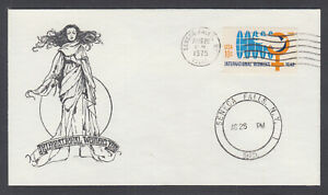 US-Pl-1571-C-FDC-1975-10c-Int-039-l-Women-039-s-Year-Gothic-Covers-FIRST-CACHET