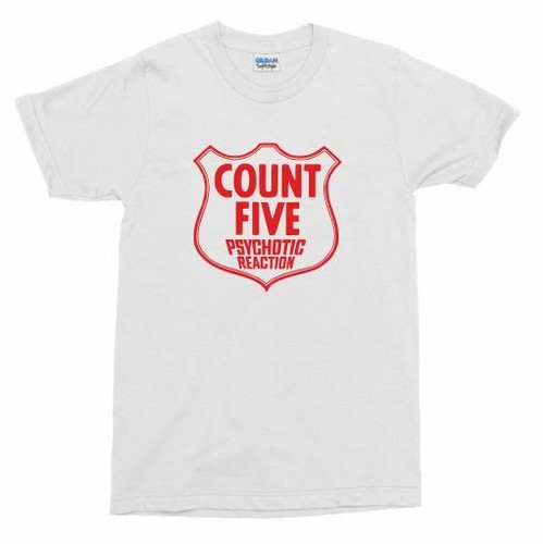 Count Five 'Psychotic Reaction' T-Shirt - 1960s Garage Rock, Various Colours