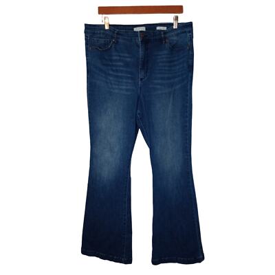 Sofia Jeans by Sofia Vergara Women's Melisa Flare Size 20 Denim Pants 