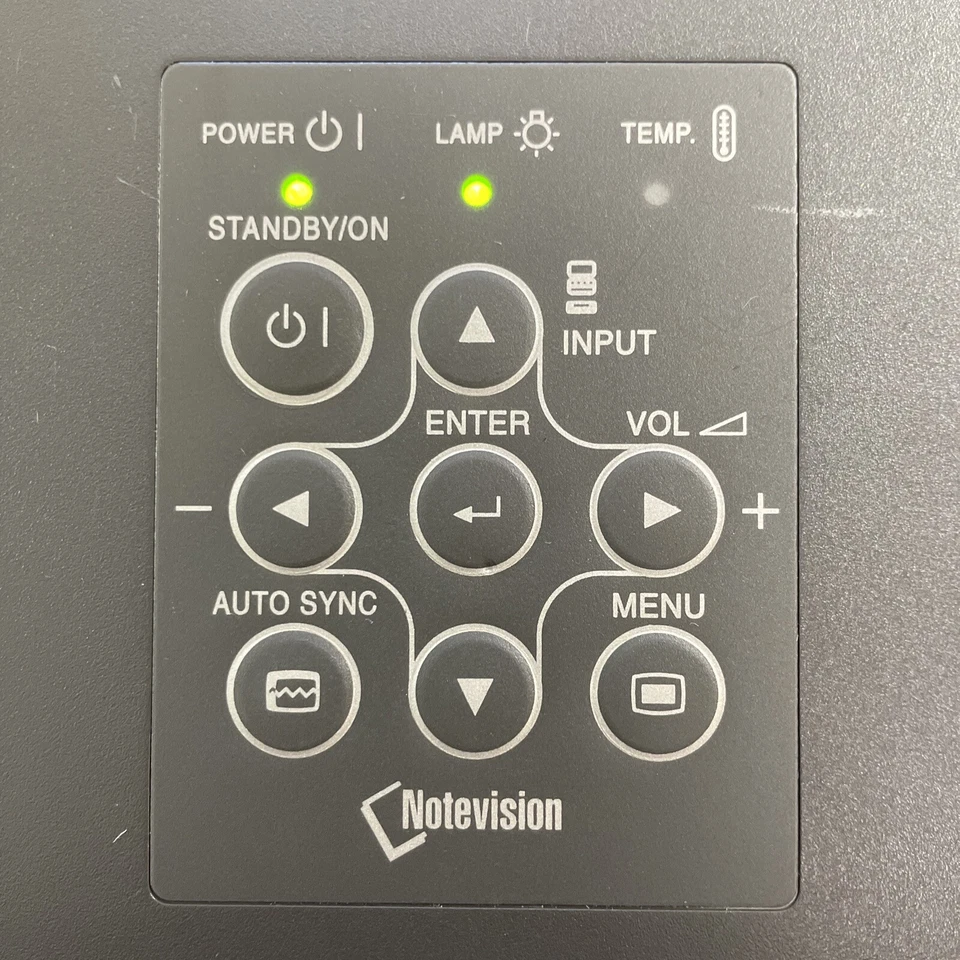 Nice SHARP PG-LS2000 Notevision Projector With RCA, Computer, & Power Cord - Image 3 of 4