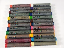 ART 101 Oil Pastels 24 Crayons Assorted Colors Crafting Home School Coloring