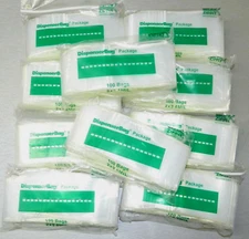 1000 Clear 2"x3" Bags 4Mil Reloc Zippit Reclosable Slide Lock Thick 2x3 1,000 Pc