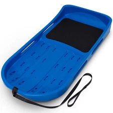 GoSports 2 Person Premium Snow Sled with Double Walled Construction - Blue