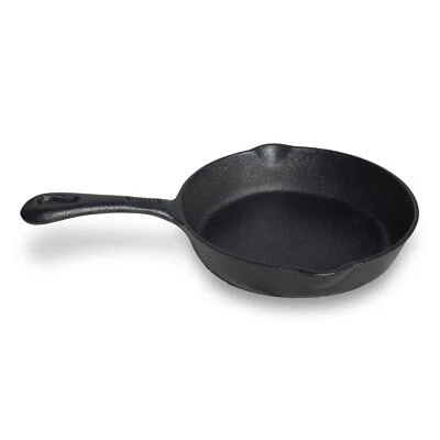 THORNESS Cast Iron Skillet 8 Inch Oven Safe Tarte Tatin Skillet Frying Pan